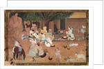Traveling Warriors Stopping at a Farm, c. 1800 by Unknown