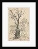 Tree on Top of a Stone Wall, Cleveland by Otto H. Bacher