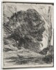Trees on the Mountain, original impression 1856, printed in 1921 by Jean Baptiste Camille Corot