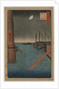 Tsukudajima from Eitai Bridge, from the series One Hundred Views of Famous Places in Edo, 1858 by Utagawa Hiroshige