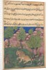 Tuti-Nama: Tale XXVIII: The Monkey Advises the Suspicious Lion…, c. 1560 by Unknown