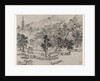 Twelve Views of Tiger Hill, Suzhou: Distant View of Tiger Hill from the Canal Mooring, after 1490 by Shen Zhou