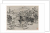 Twelve Views of Tiger Hill, Suzhou: Distant View of Tiger Hill from the Canal Mooring, after 1490 by Shen Zhou