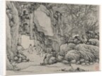 Twelve Views of Tiger Hill, Suzhou: The Sword Spring, Tiger Hill, after 1490 by Shen Zhou