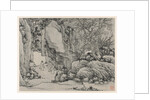 Twelve Views of Tiger Hill, Suzhou: The Sword Spring, Tiger Hill, after 1490 by Shen Zhou