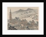 Twelve Views of Tiger Hill, Suzhou: The Thousand Buddha Hall and the Pagoda?, after 1490 by Shen Zhou