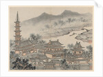 Twelve Views of Tiger Hill, Suzhou: The Thousand Buddha Hall and the Pagoda?, after 1490 by Shen Zhou