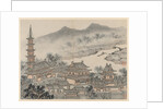 Twelve Views of Tiger Hill, Suzhou: The Thousand Buddha Hall and the Pagoda?, after 1490 by Shen Zhou