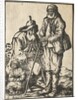 Two Beggars and Leprous Child by Ludolph Büsinck