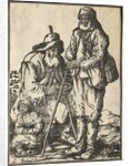 Two Beggars and Leprous Child by Ludolph Büsinck