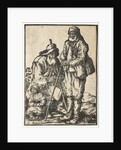 Two Beggars and Leprous Child by Ludolph Büsinck