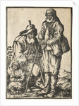 Two Beggars and Leprous Child by Ludolph Büsinck