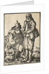 Two Beggars and Leprous Child by Ludolph Büsinck