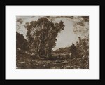 Two Boatmen in a Marsh near a Cluster of Trees, c. 1857 by Henri-Joseph-Constant Dutilleux