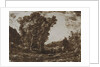 Two Boatmen in a Marsh near a Cluster of Trees, c. 1857 by Henri-Joseph-Constant Dutilleux