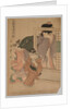 Two Children and a Woman Playing Blind Man's Bluff, 1753-1806 by Kitagawa Utamaro
