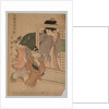 Two Children and a Woman Playing Blind Man's Bluff, 1753-1806 by Kitagawa Utamaro