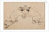 Two Elephants in Combat, early 1700s by Unknown