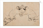 Two Elephants in Combat, early 1700s by Unknown