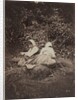 Two Peasant Girls Seated, 1870s by Auguste Giraudon's Artist