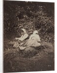 Two Peasant Girls Seated, 1870s by Auguste Giraudon's Artist