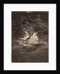 Two Peasant Girls Seated, 1870s by Auguste Giraudon's Artist