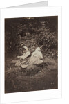 Two Peasant Girls Seated, 1870s by Auguste Giraudon's Artist