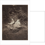 Two Peasant Girls Seated, 1870s by Auguste Giraudon's Artist