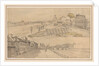 Two Views of Paris, first half 1800s by Georges Michel