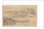 Two Views of Paris, first half 1800s by Georges Michel
