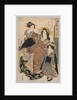 Two Women and a Girl, 1800-1829 by Kikugawa Eizan