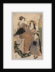 Two Women and a Girl, 1800-1829 by Kikugawa Eizan