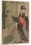 Two Women by a Bamboo Blind, c. 1797 or 1798 by Kitagawa Utamaro