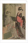 Two Women by a Bamboo Blind, c. 1797 or 1798 by Kitagawa Utamaro