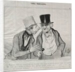 Types Parisiens, plate 26: Yes, Sir, your respectable air encourages me…, 29 May 1840 by Honoré Daumier; Aubert
