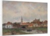 Upper Lock at Steenbergen, 1800s by Willem C Rik