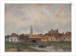 Upper Lock at Steenbergen, 1800s by Willem C Rik