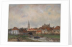 Upper Lock at Steenbergen, 1800s by Willem C Rik