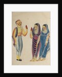 Vaishnava Devotee with Two Women, 1800s by Unknown