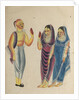 Vaishnava Devotee with Two Women, 1800s by Unknown