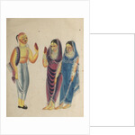 Vaishnava Devotee with Two Women, 1800s by Unknown