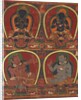 Vajradhara, Nairatmya, and Mahasiddhas Virupa and Kanha, c. 1450 by Unknown