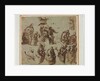 Various Sketches of the Madonna and Child, c. 1580 by Paolo Veronese