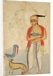 Vasudeva Fleeing with Krishna Encounters a Cobra and a Jackal, 1800s by Unknown