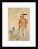 Vasudeva Fleeing with Krishna Encounters a Cobra and a Jackal, 1800s by Unknown