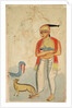 Vasudeva Fleeing with Krishna Encounters a Cobra and a Jackal, 1800s by Unknown