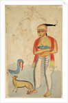 Vasudeva Fleeing with Krishna Encounters a Cobra and a Jackal, 1800s by Unknown