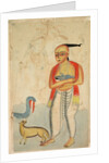 Vasudeva Fleeing with Krishna Encounters a Cobra and a Jackal, 1800s by Unknown