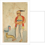 Vasudeva Fleeing with Krishna Encounters a Cobra and a Jackal, 1800s by Unknown
