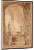 Vaulted Staircase, c. 1770-1779 by Hubert Robert